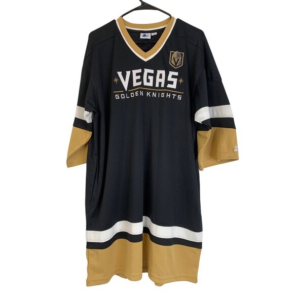 Rare Womens Starter Vegas Golden Knights Dress Hockey Jersey Size L Tunic NWOT - Picture 4 of 7